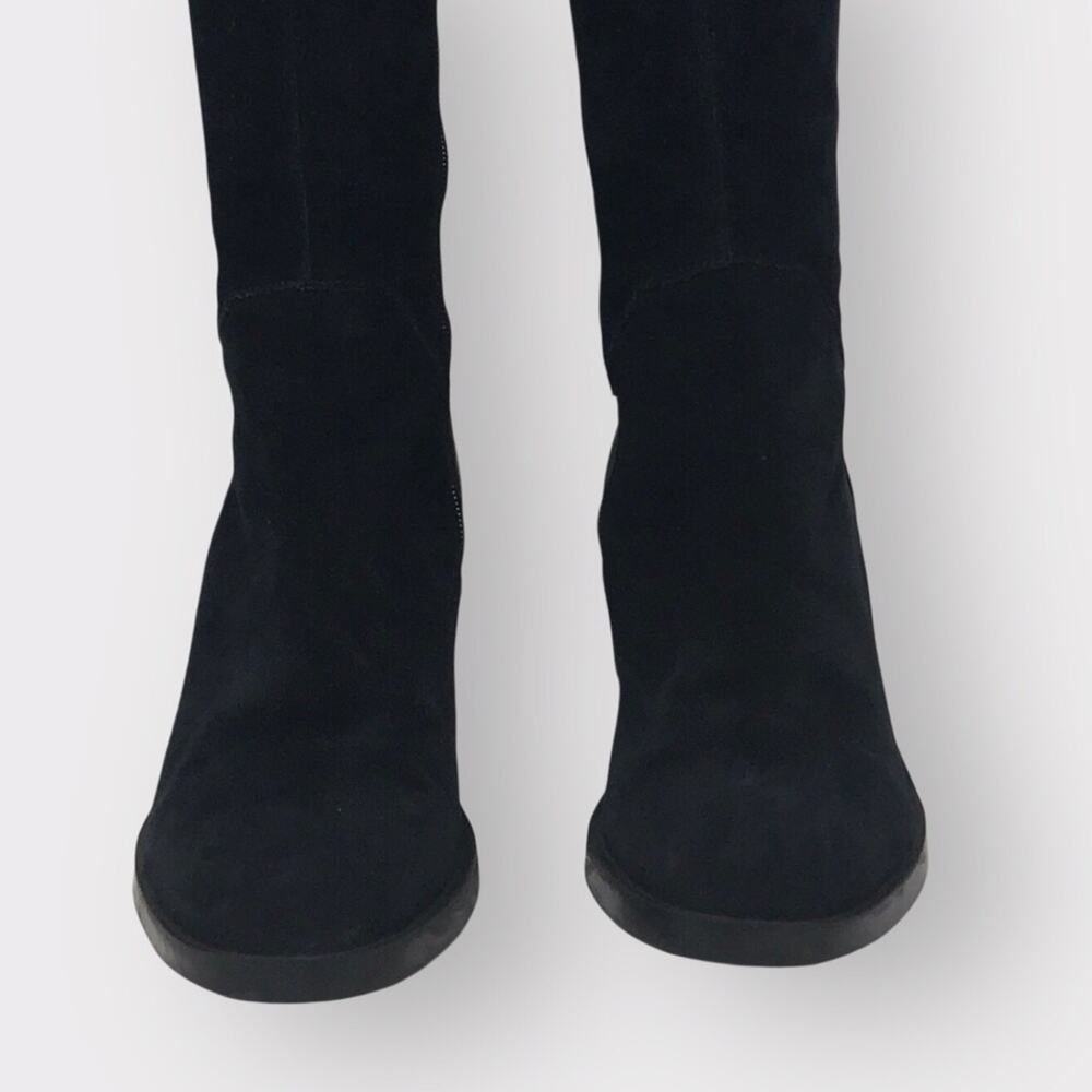 Naya Black Suede & Leather Boots Over the Knee Boots 7M - Picture 3 of 13